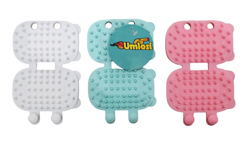 Cat Silicone Self Groomer, Scratcher, Massage Comb For Table & Chair Legs - 3 Pack