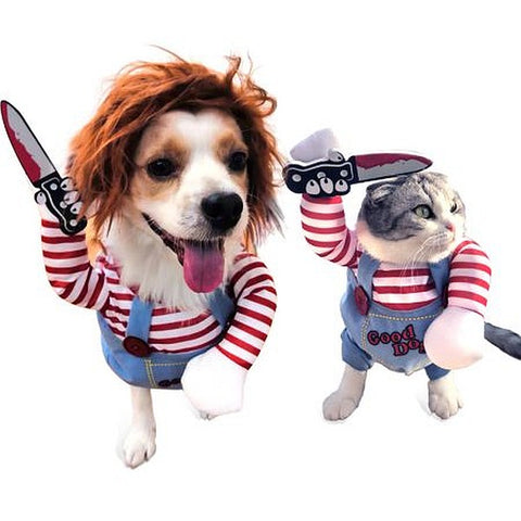 Dog & Cat Dress Up Costume - Chucky Design