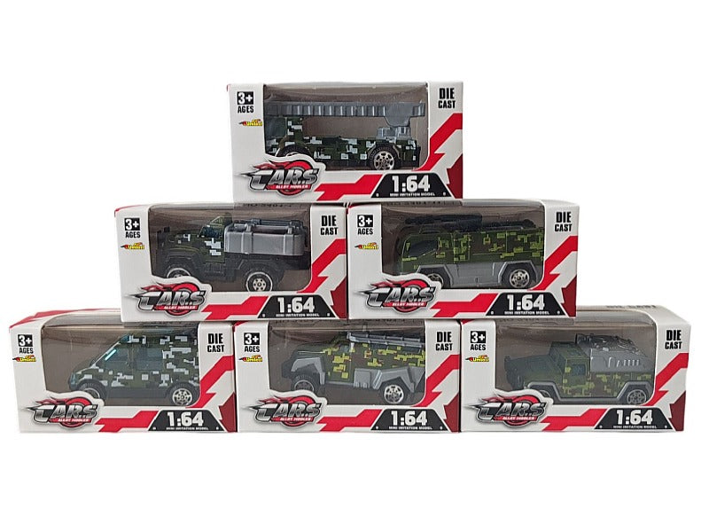 toy cars, army cars, boxed image