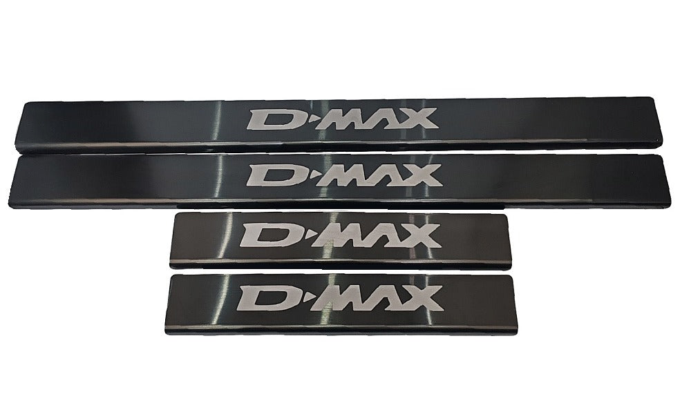 Scuff Plates 4 Set - Anodized Black Stainless Steel