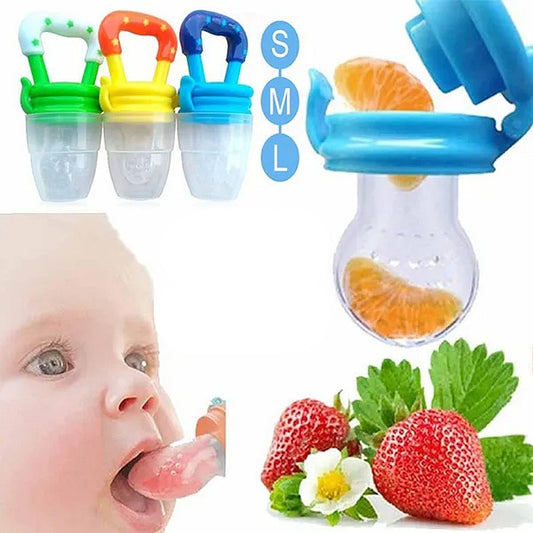 Baby Fruit/Veg Feeder Pacifier with 4 Silicone Teats Sizes