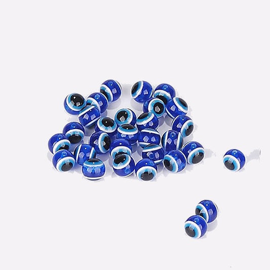 Evil Eye Beads Blue, Craft Beads , Jewellery beads