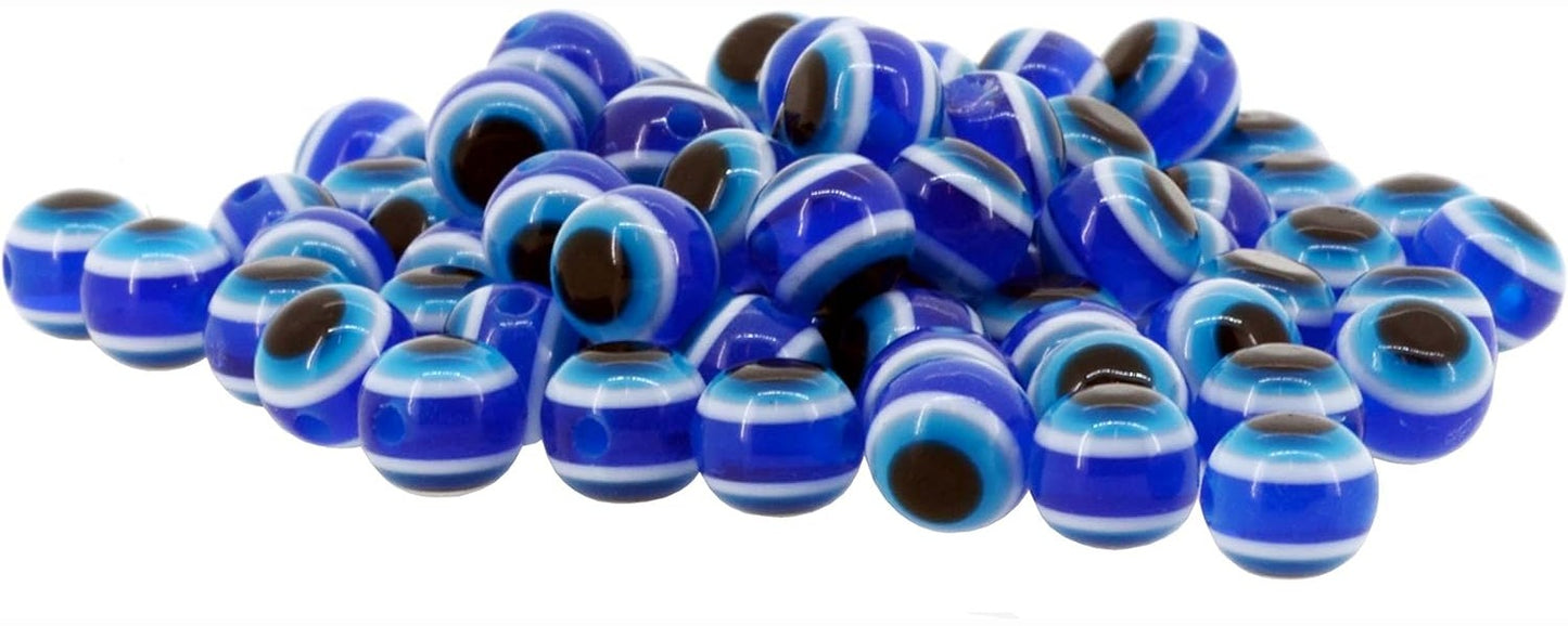 Evil Eye Beads Blue close up, Craft Beads , Jewellery beads