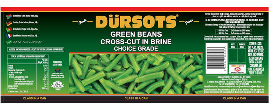 Dursots - Green Beans Cross-Cut