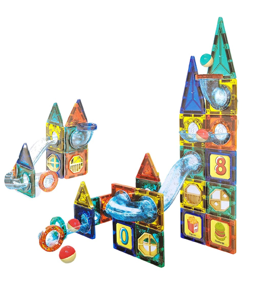 Magnet Pipeline & Building Block Set - 73pc