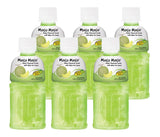 Mogu Mogu Juice Drink with Nata de Coco Jelly 320ml Pack of 6 Refreshing Tropical Thai-Made Sip & Chew Beverage