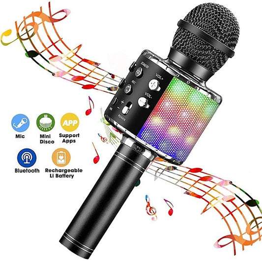 Wireless Bluetooth Karaoke Microphone & Speaker For Kids