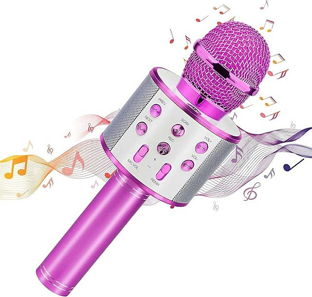 Wireless Bluetooth Karaoke Microphone & Speaker For Kids