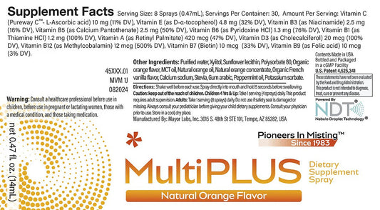 Multi-Vitamin Plus Oral Spray - 30 Day Supply - VitaMist