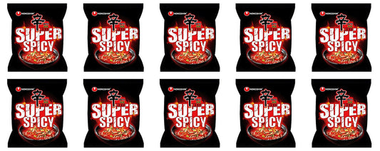 Nongshim Super Spicy Ramen Noodle - 10 Pack 107g