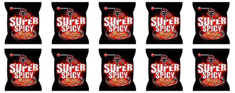 Nongshim Super Spicy Ramen Noodle - 10 Pack 107g