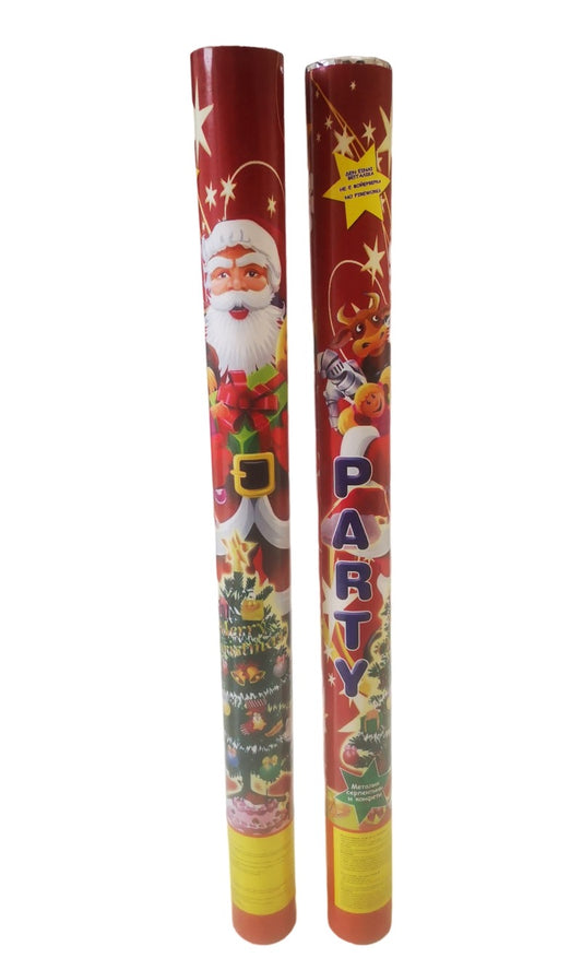 Christmas Confetti Party Popper - 2 Pack