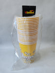 40 Popcorn cardboard round tubs, disposable, popcorn, Umlozi Packaging
