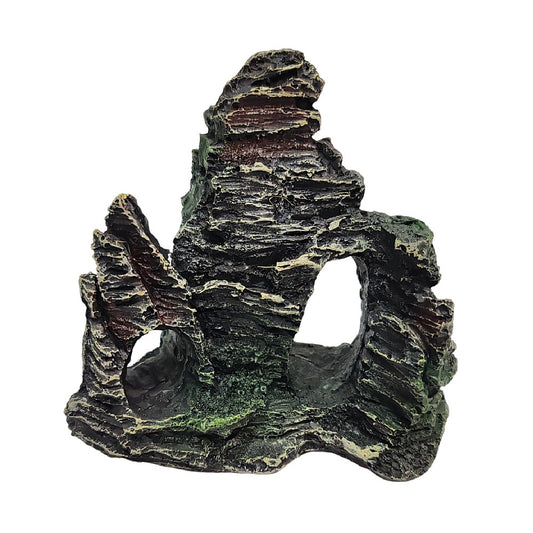 Aquarium Rocks Decor 10cm High x 10cm Wide x 5.5cm - Assorted