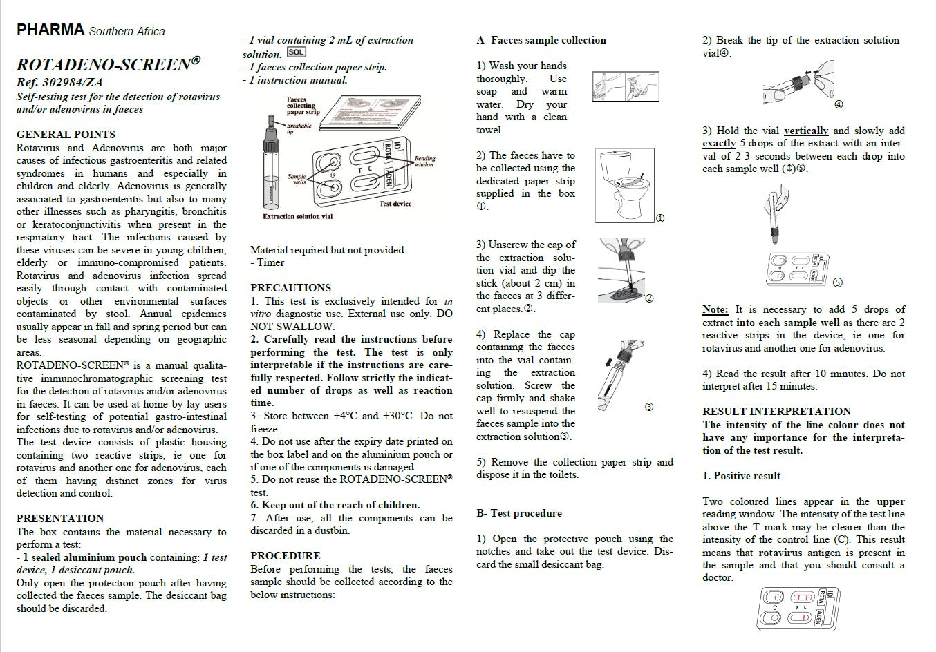Rotadeno-Screen Self Diagnostic Test