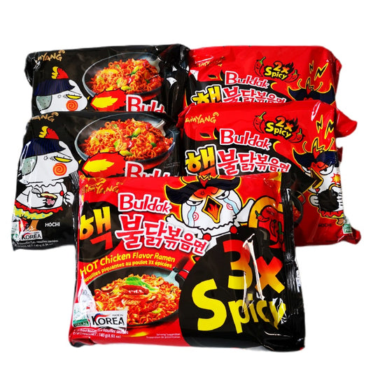 Samyang noodles, korean ramen noodles, 5 pack ramen noodles