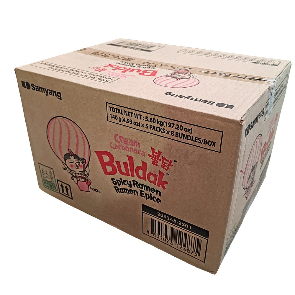 Samyang Buldak Korean Spicy Ramen Noodles Bulk 40 Pack