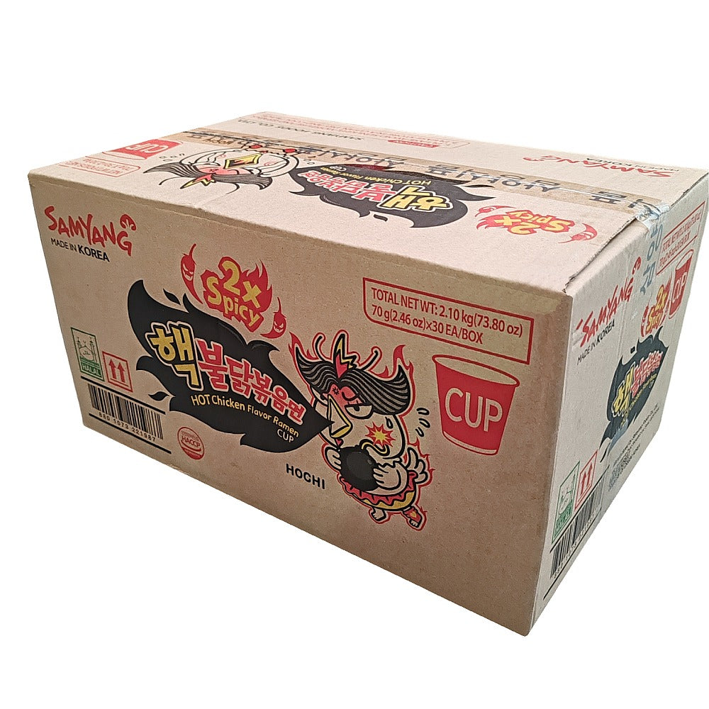 Samyang Korean Buldak Fire Noodles Cups - Bulk 30 Pack