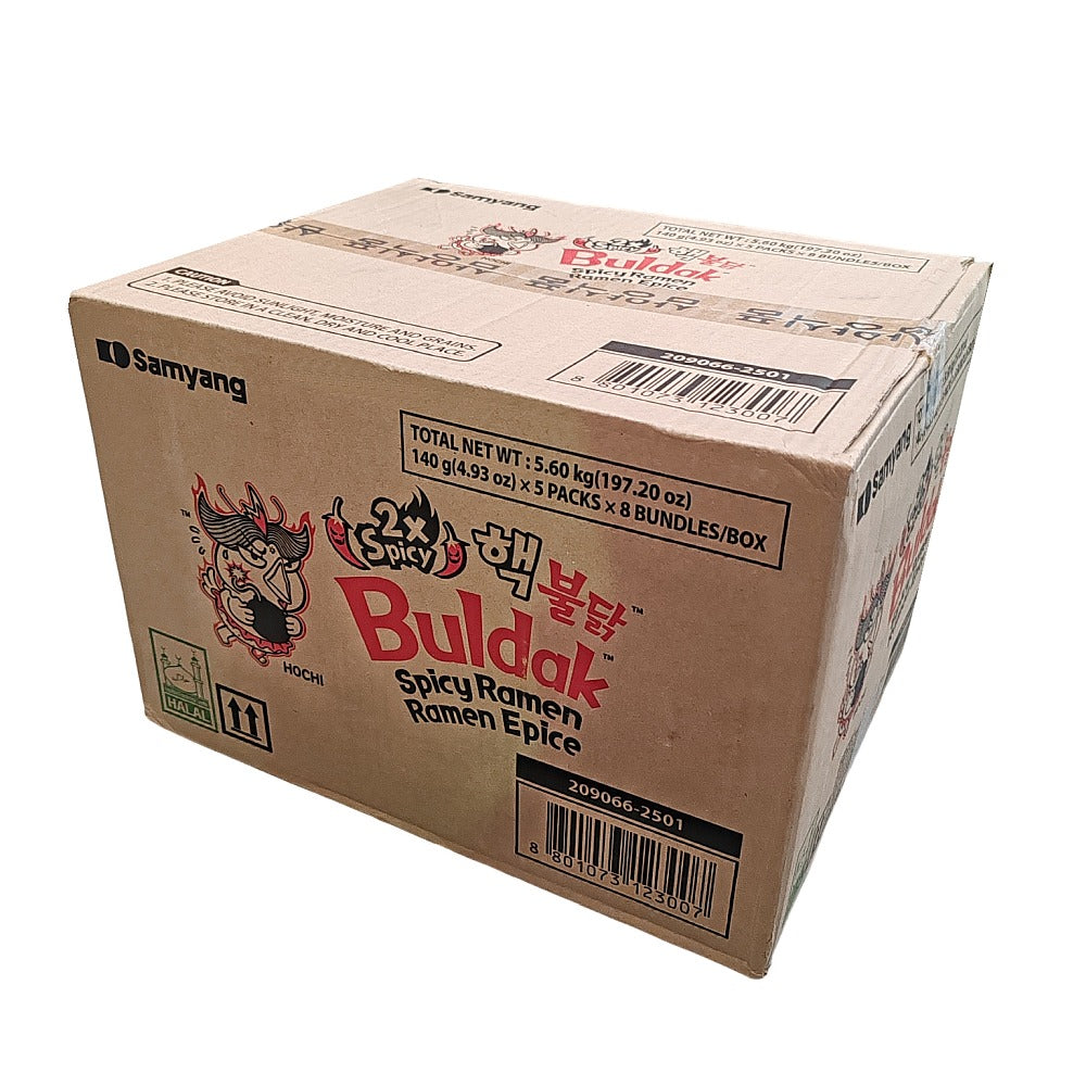 Samyang Buldak Korean Spicy Ramen Noodles Bulk 40 Pack