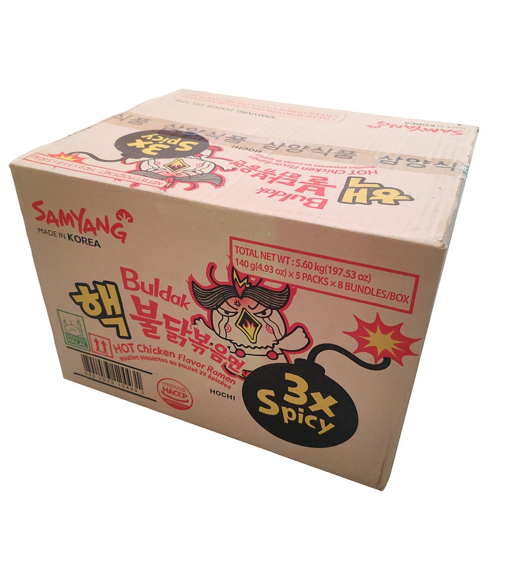 Samyang Buldak Korean Spicy Ramen Noodles Bulk 40 Pack