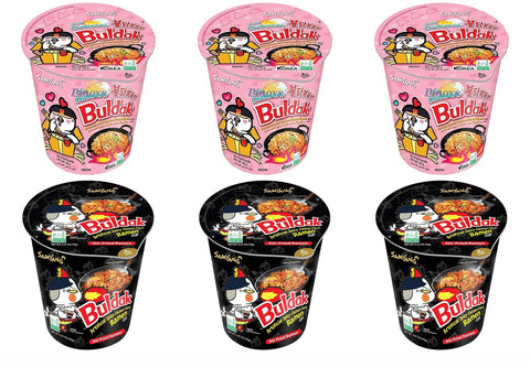 Samyang Noodles, Ramen Noodles, Spicy ramen Carbonara & Original