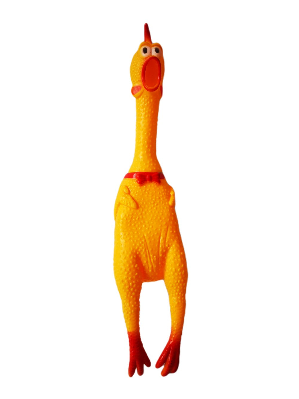 Screaming Chicken Chew Toy for Dogs - Rubber Chicken