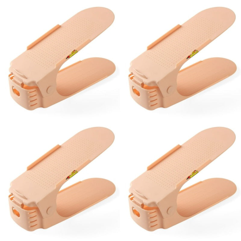 Peach shoe slot organisers