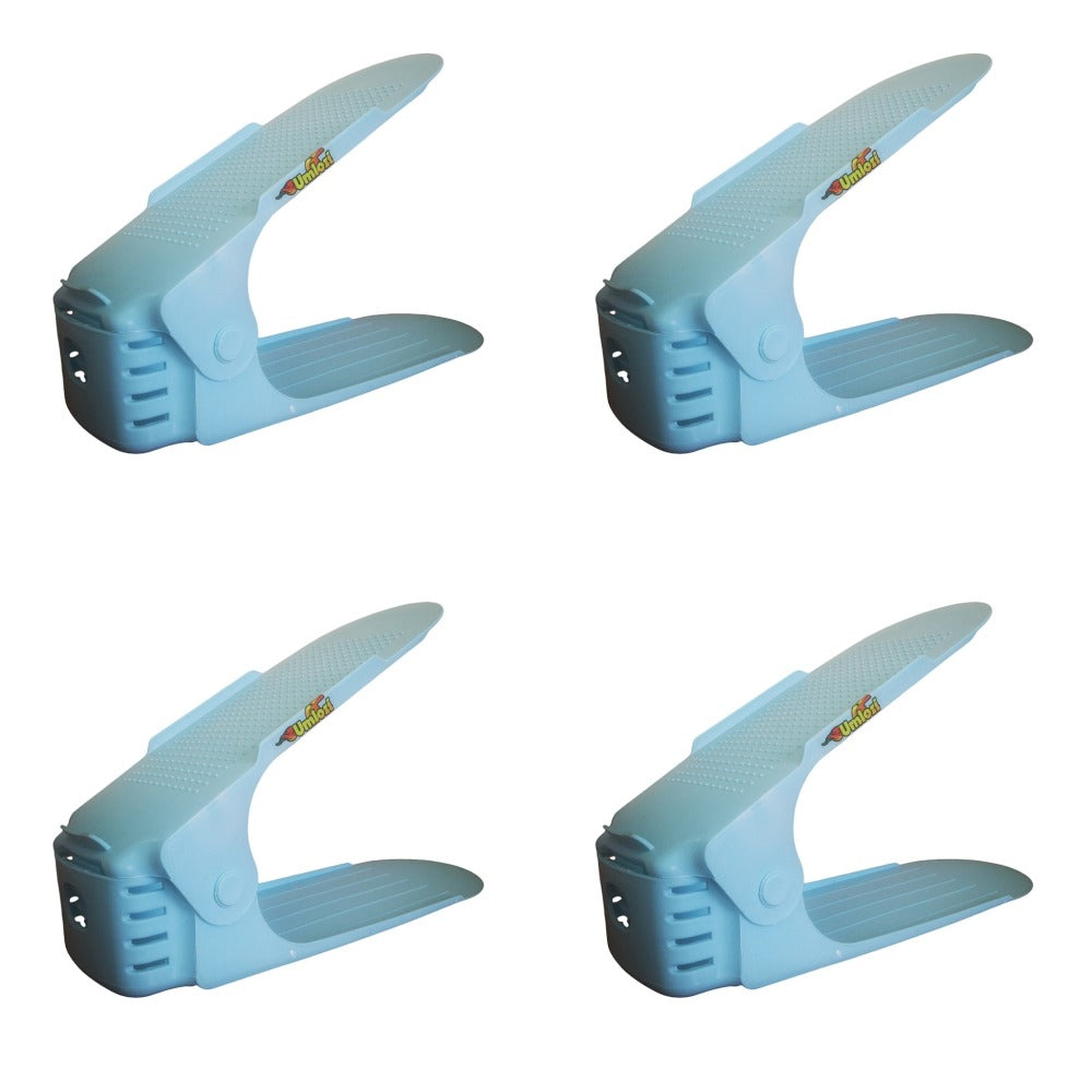 Blue shoe slot organisers