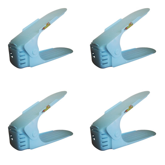 Blue shoe slot organisers