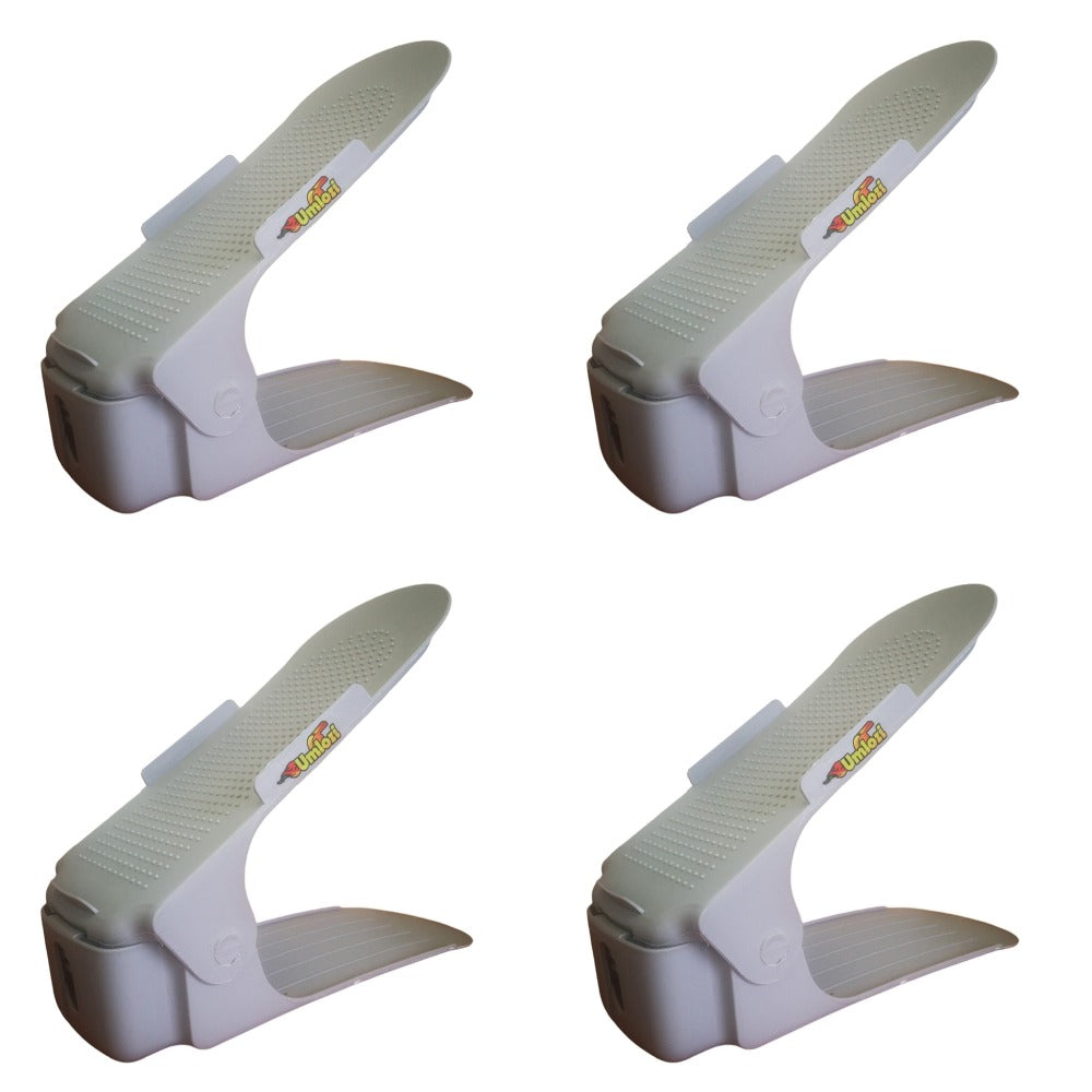 Grey shoe slot organisers