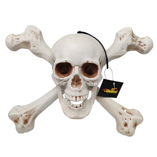 Skull Cross Bones With Adjustable Jaw - 40cm