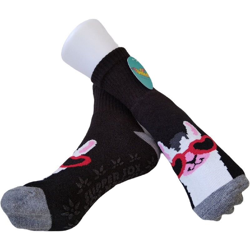 Long Slipper Socks With Non Slip Rubber Sole For Men & Women