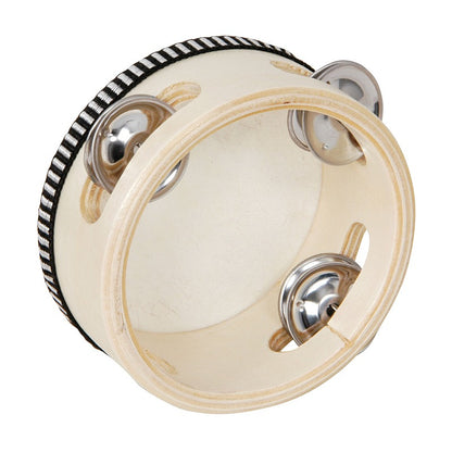 Wooden Tambourine 10 cm - 2 Pack - view 2