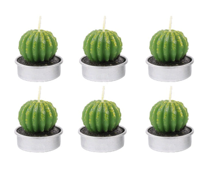 Tealight Candle Succulent Plant Designs 6 Pack