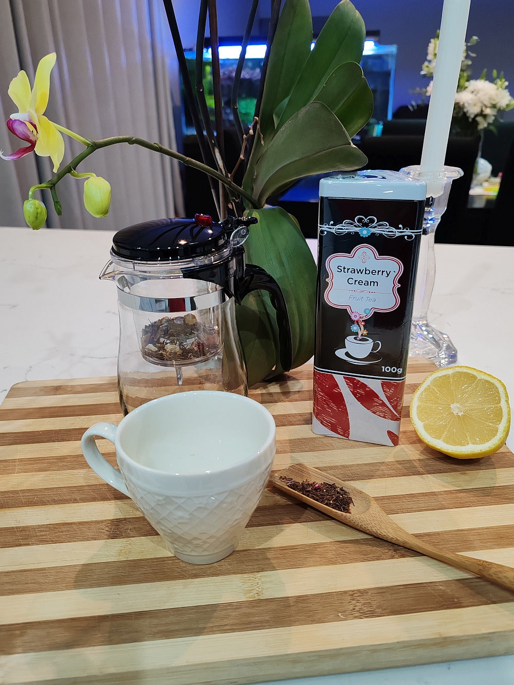 Strawberry Cream Tea 100g - Cildan Tea Merchant