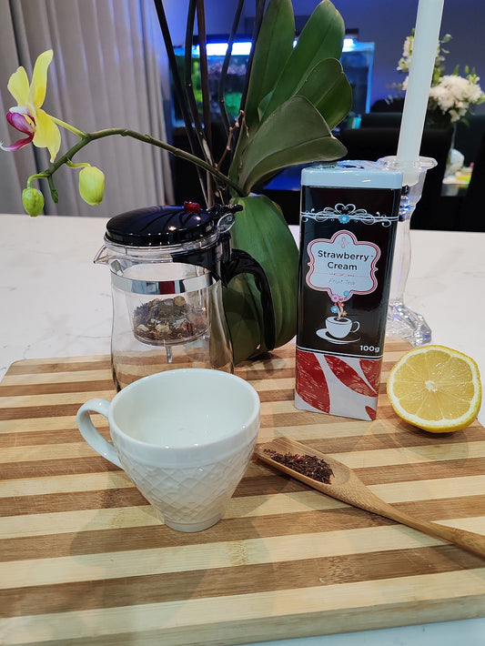 Strawberry Cream Tea 100g - Cildan Tea Merchant