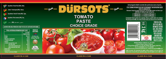 Dursots Tomato Paste 3kg