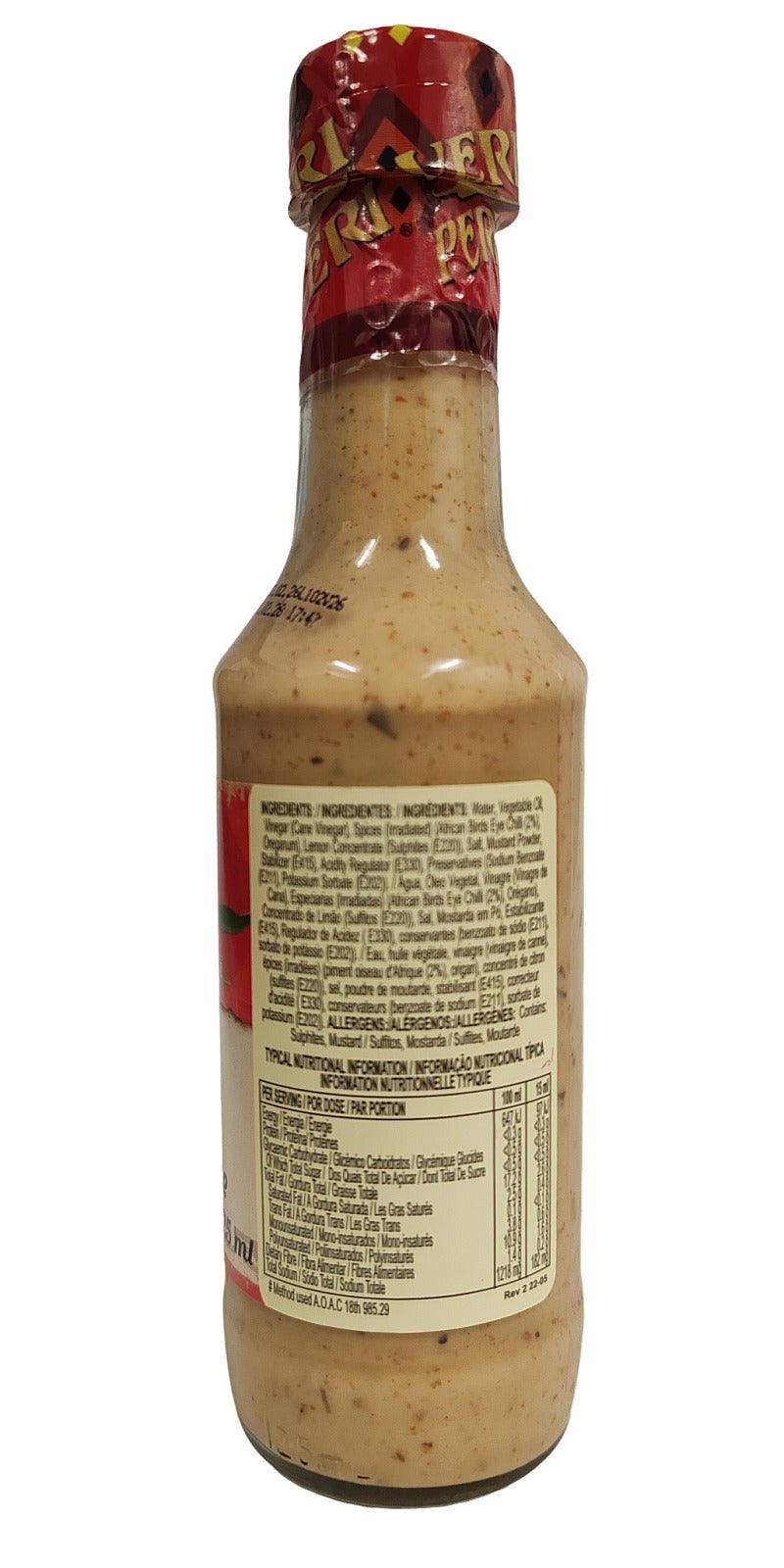 Veri Peri Sauce - Hot African Sauce - Assorted Flavours 125ml