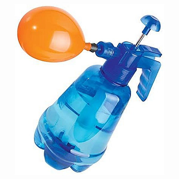 Water Balloon Pump and 500 Mini Water balloons - Assorted Colours