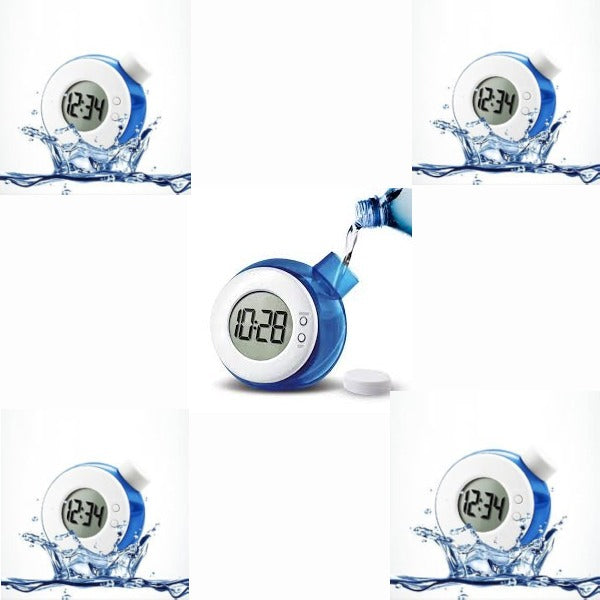 Water Clock With Calendar Date Display - No Batteries Required