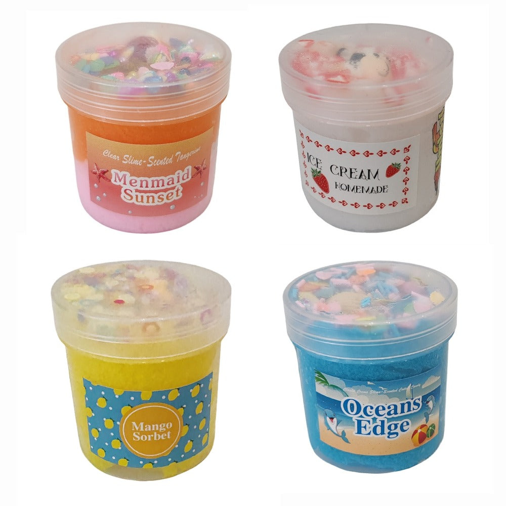 WowTub 4 Pack - Scented Cloud Slime Squish Edition