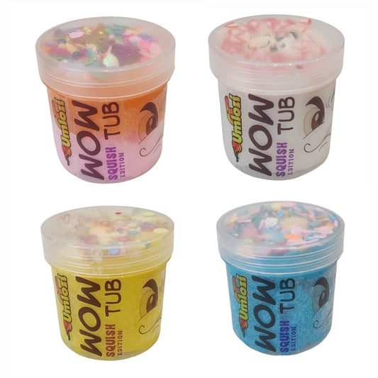 WowTub 4 Pack - Scented Cloud Slime Squish Edition