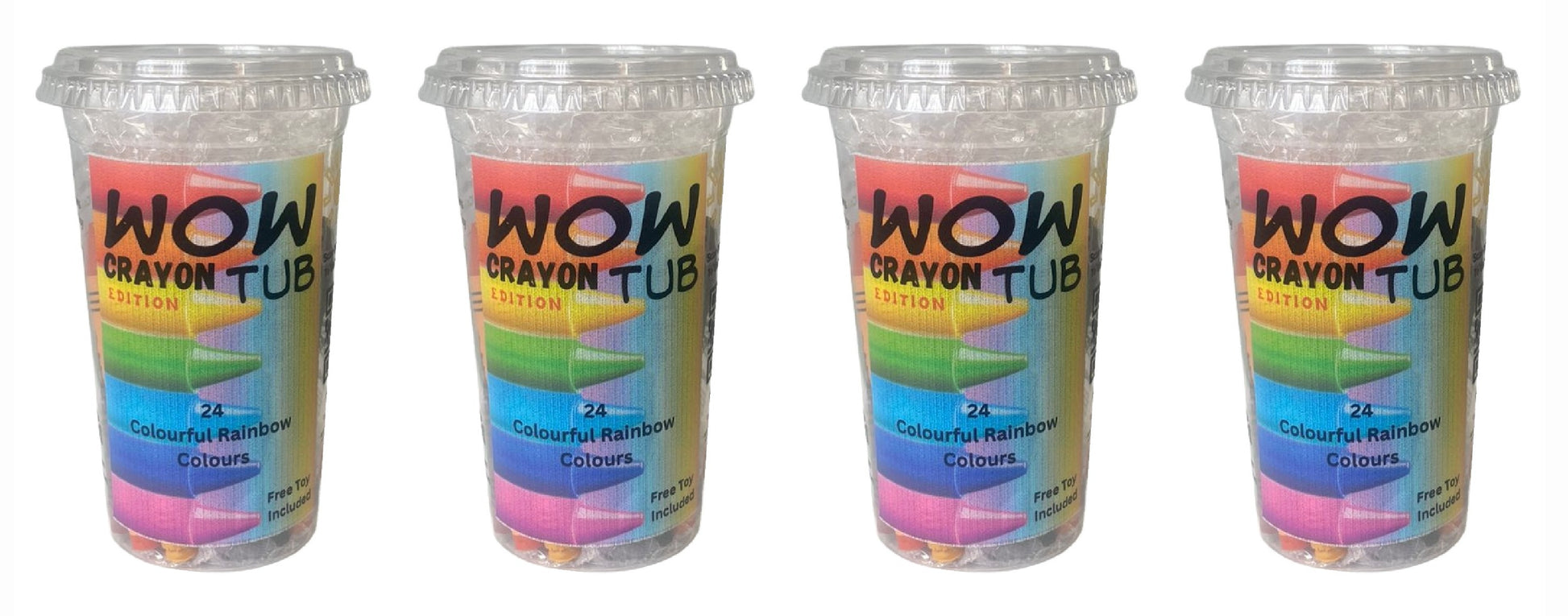 WowTub crayon Edition, Crayons, 4 pack of WowTub crayons edition