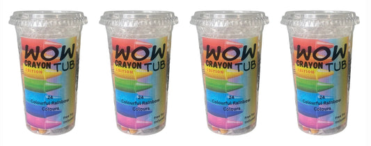 WowTub crayon Edition, Crayons, 4 pack of WowTub crayons edition