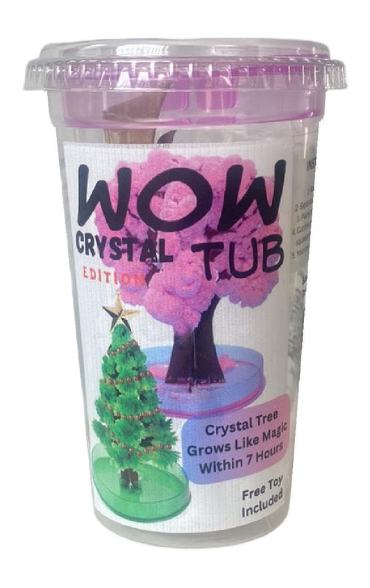 Crystal Growing Tree & Toy 4 Pack - WowTub Crystal Edition