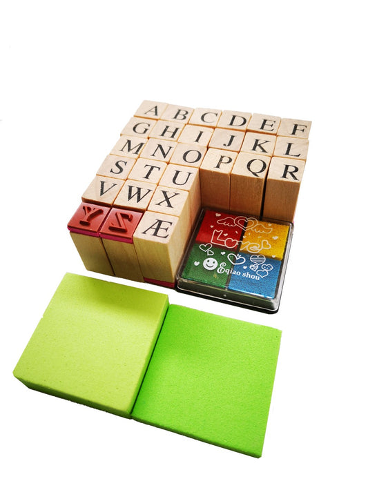 Alphabet Stamp Set - Educational, Craft Fun