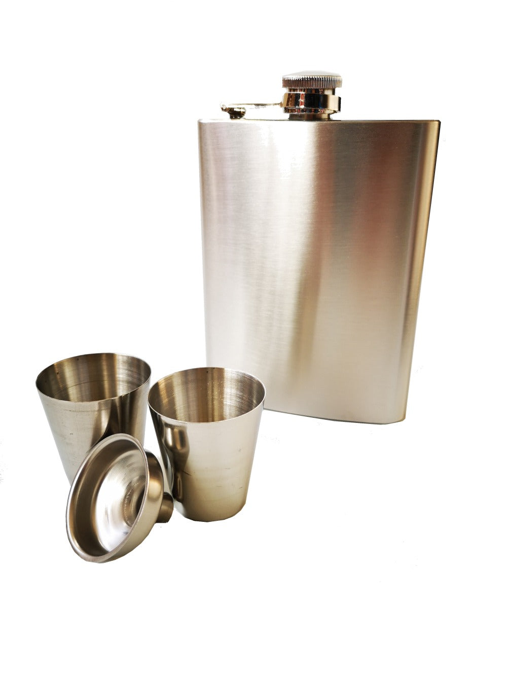 Hip Flask 200ml Gift Set - Hip Flask, Mini Cups & Funnel