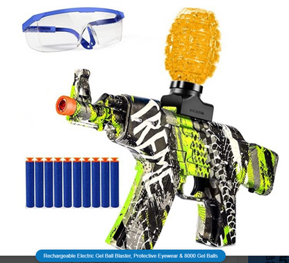 Rechargeable Electric Gel Ball Blaster, Protective Eyewear & 8000 Gel Balls - view 7