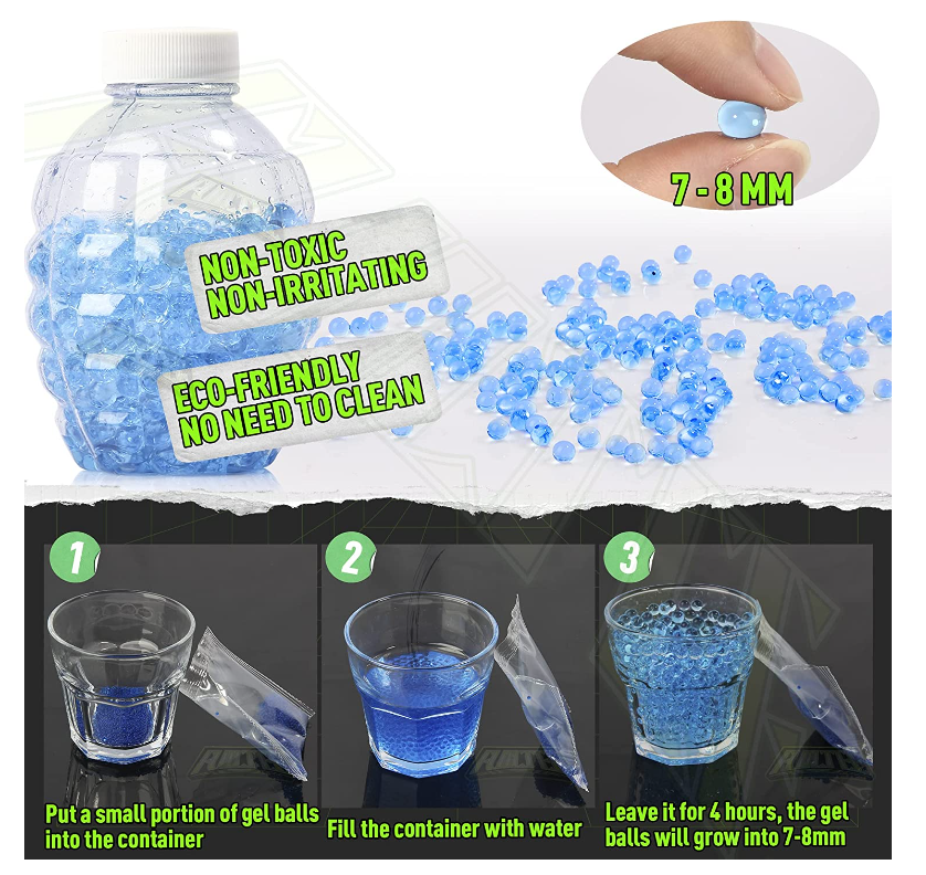 Gel Blaster Gel Balls - Over 45 000 Gel Balls Pack