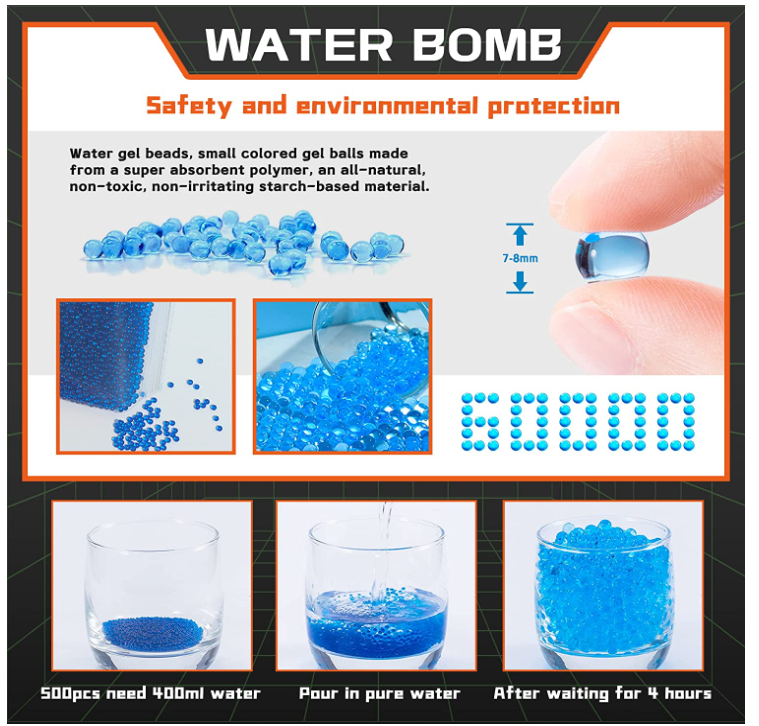Gel Blaster Gel Balls - Over 45 000 Gel Balls Pack
